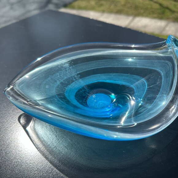 #6241 CRISTALLERIA TOSCANA GLASS CANDY DISH - Picture 9 of 9